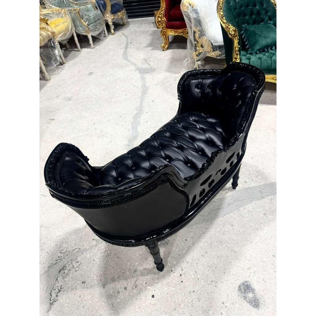 Feel like royalty with this striking French-style Rococo Baroque bench, a bold and elegant statement piece designed to...