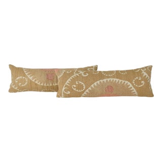 Uzbek Suzani Pillow Cover - A Pair For Sale