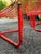 Red Jarpen Garden Longe Chairs and Table by Niels Gammelgaard for Ikea, 1980s, Set of 5 For Sale - Image 8 of 10