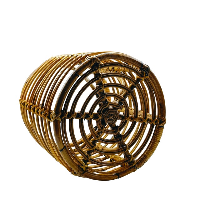 Beautiful mid-century ottoman stool or coffee table attributed to Tito Agnoli. This fantastic stool was made in Italy in...