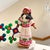 Vintage Native 2 Set Traditional Mexican Huichol Hand-Decorated Dolls -14 Inches For Sale - Image 4 of 11