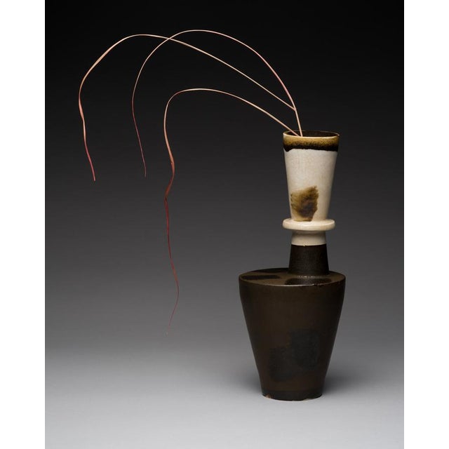 Studio Ceramic Vase by Friedhelm Tschentscher, 1960s For Sale - Image 12 of 15