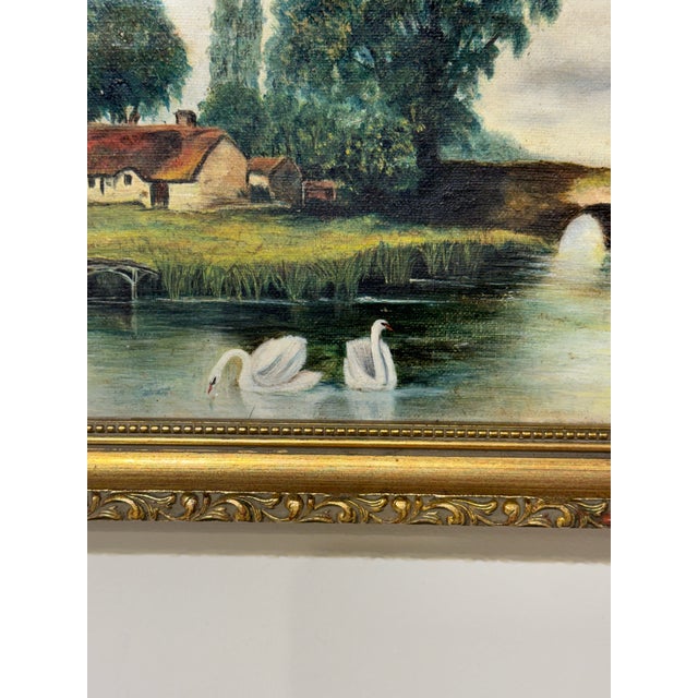 This stunning painting brings a little of the countryside to any living space! Our original oil on canvas depicts a quiet...