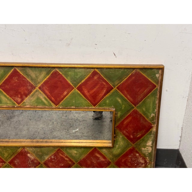 Late 20th Century Vintage Italian Fresco Wall Mirror For Sale - Image 5 of 12