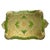 Gold Italian Carved and Gold and Green Painted Sideboard Tray, 1960 For Sale - Image 8 of 8