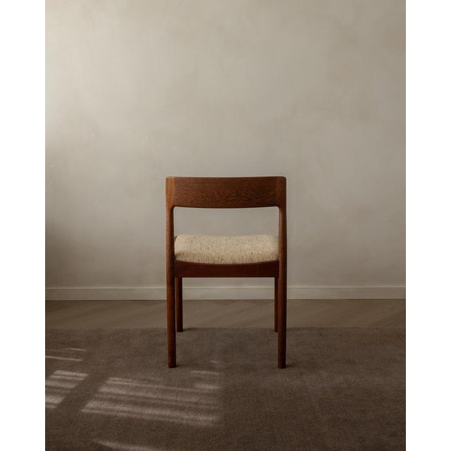 Beige Vintage Dining Chairs by Johannes Nørgaard for Nørgaard Møbelfabrik, 1960s, Set of 6 For Sale - Image 8 of 18