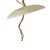 Italian Tole 6-Arm Palm Leaf Chandelier in Painted White Metal, C. 1970s For Sale - Image 16 of 16