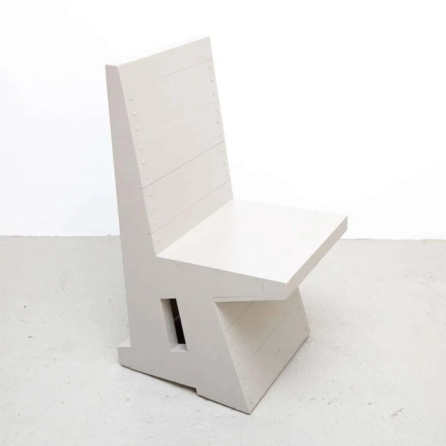 White Easy Chair by Dom Hans Van Der Laan For Sale - Image 8 of 12
