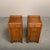 Art Deco Amsterdam School Nightstands in Oak and Glass, 1930s, Set of 2 For Sale - Image 10 of 18
