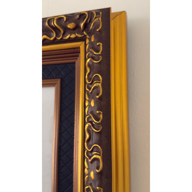 Late 20th Century Peter Max, Walking With Reeds (Angel/Boat), Hand-Colored Framed Etching, Signed With Remarques For Sale - Image 10 of 14