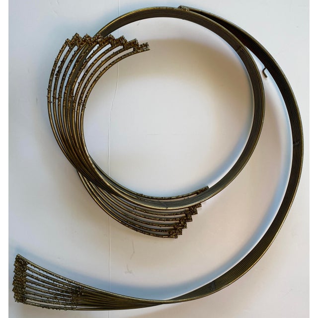 Curtis Jere Metal Wall Sculpture This stunning modern metal wall sculpture by renowned designer Curtis Jere exemplifies...