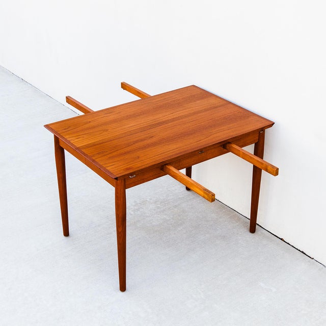 1960s Restored Arne Vodder Model 227 Dining Table in Teak, 1960s Danish Mid Century Modern For Sale - Image 5 of 18