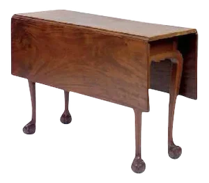 1780s Chippendale Drop Leaf Dining Table