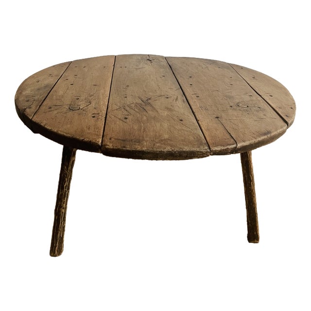 Vintage Coffee Table in Oak For Sale