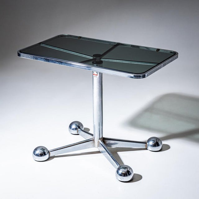 Glass Table by Allegri Parma, Italy, 1960s For Sale - Image 9 of 9