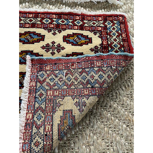 Vintage Persian Tribal Accent Rugs- 1′12″ × 2′12″ For Sale - Image 4 of 13