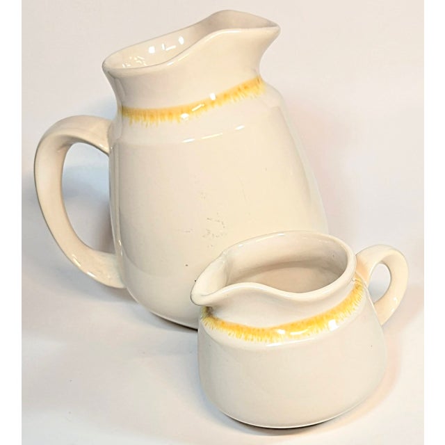 Country Cottage Pitchers- Set of Two For Sale - Image 9 of 11