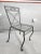 Salterini Early 20th Century Salterini Mt. Vernon Wrought Iron Patio Chairs - Set of 8 For Sale - Image 4 of 11