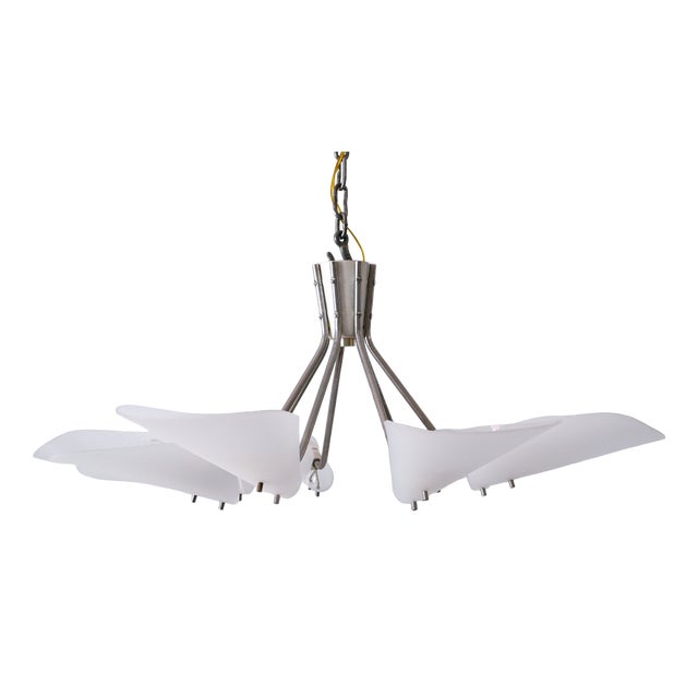 7-Armed Pendant Lamp, Germany, 1950s For Sale