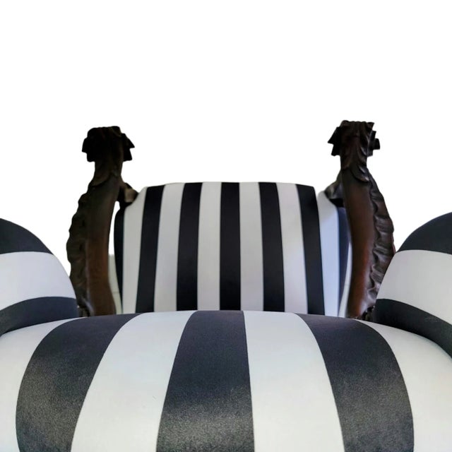 1860s Rococo Revival Wingback Chair For Sale In New York - Image 6 of 9