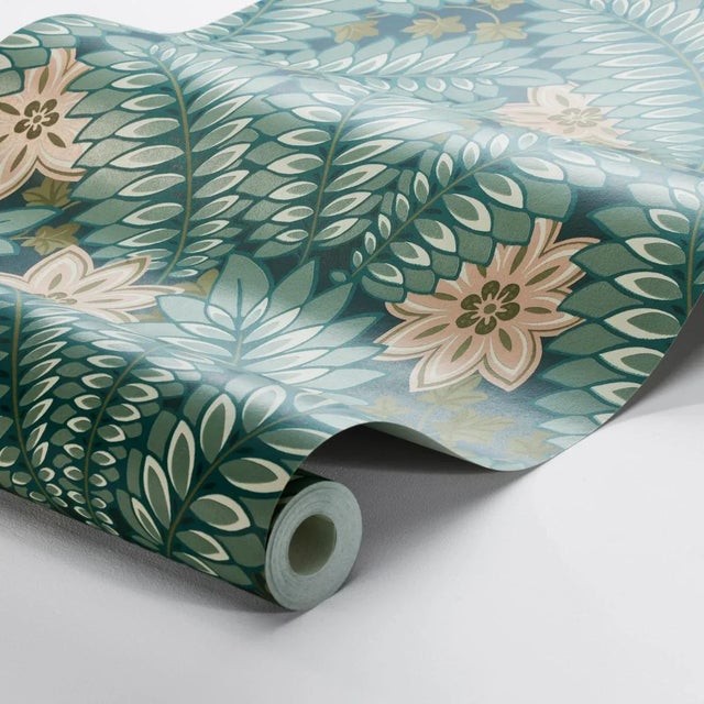 Lush, stylized Hidden Ivy exudes Art Deco charm. This product is FSC Certified. Available in North America exclusively...