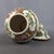 Vintage Hand-Painted Potiche Porcelain Vase with Wooden Base, 1950s For Sale - Image 8 of 11
