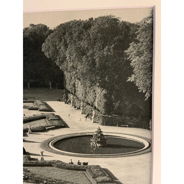 1960s Vintage French Photograph Versailles Garden Print For Sale - Image 5 of 7