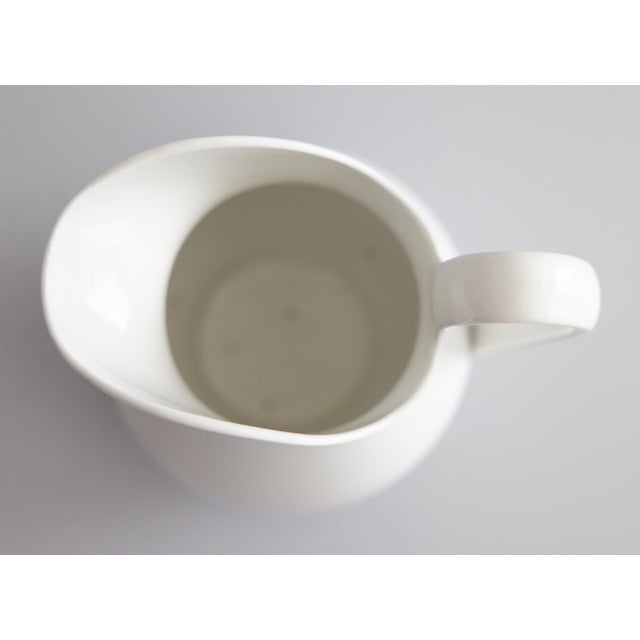 Late 19th Century Antique 19th Century Dutch White Ironstone Pitcher For Sale - Image 5 of 9