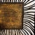 Vintage Boho Chic Torched Bamboo and Reed Square Footed Bowl For Sale - Image 4 of 9