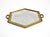 Vintage Brutalist Serving Tray in Aluminum and Brass by David Marshall, 1970s For Sale - Image 4 of 18