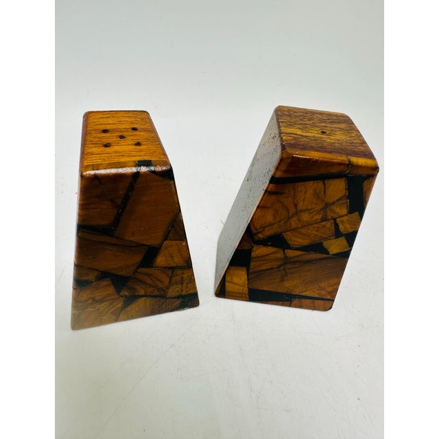 1960s 1960s Mid Century Modern Salt and Pepper Shakers For Sale - Image 5 of 6