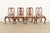 Queen Anne Henkel Harris Queen Anne Solid Cherry Wood Dining Chairs, Set of Four For Sale - Image 3 of 14
