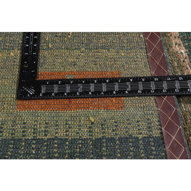 Textile Vintage Persian Gabbeh Rug, 07'07 X 09'03 For Sale - Image 7 of 10