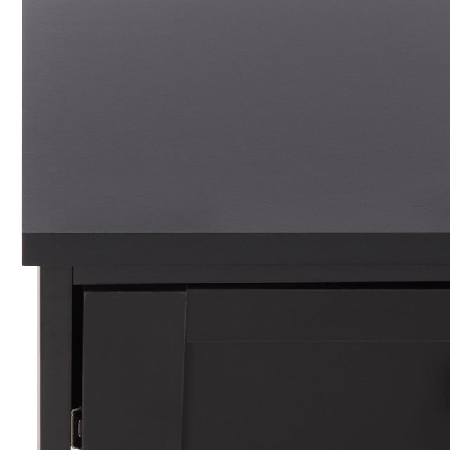 Spritely Home Shafa Side Table in Black / Brass For Sale - Image 4 of 10