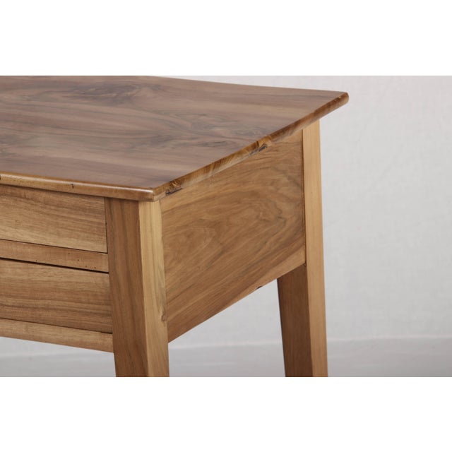 Wood Small Antique Side Table in Walnut, 1850 For Sale - Image 7 of 17