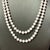 Natural Akoya Pearl Diamond Necklace 49" 18k White Gold 7 mm Certified For Sale - Image 10 of 13