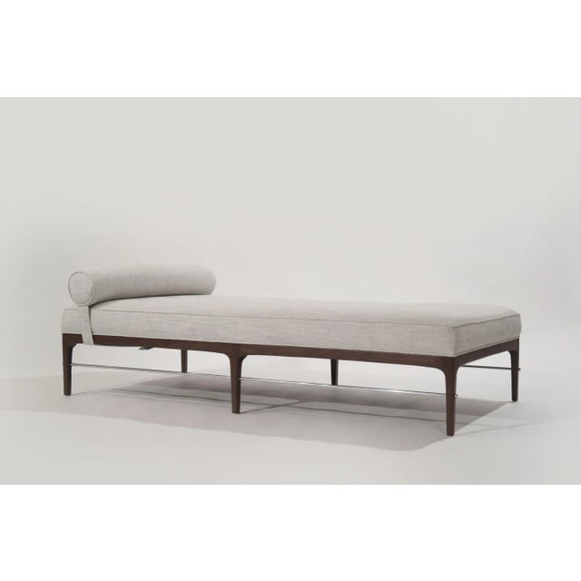 Modern Linear Daybed in Dark Walnut Series 84 by Stamford Modern For Sale - Image 3 of 11