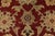 Agra Rug 9' X 12'4'' Red Wool Traditional Hand-Knotted Oriental Carpet For Sale - Image 10 of 12