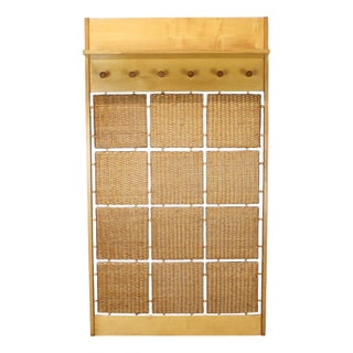 Vintage Wall-Mounted Coat Rack by Jan Kalous for Úluv, Czechoslovakia, 1960s For Sale