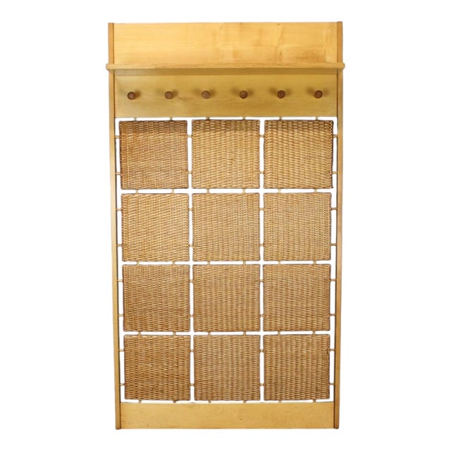 Vintage Wall-Mounted Coat Rack by Jan Kalous for Úluv, Czechoslovakia, 1960s For Sale