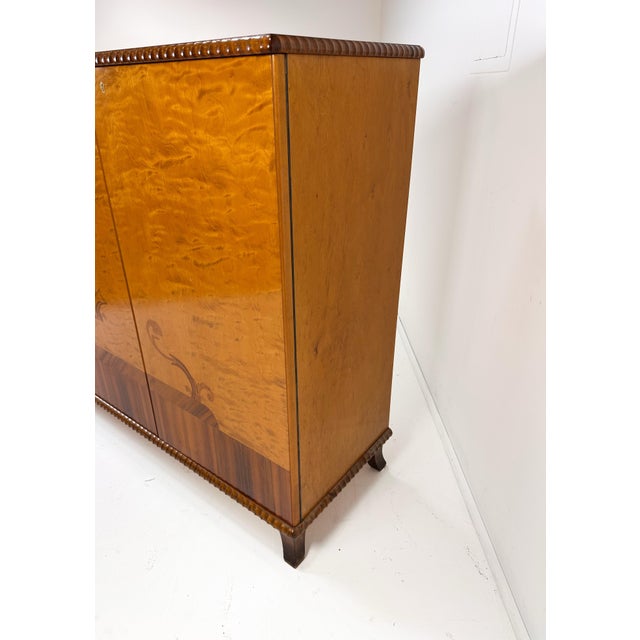 Mid-Century Modern 1930's Swedish Grace Art Deco Cabinet For Sale - Image 3 of 10