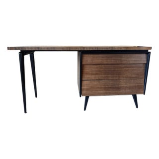 Mid-Century Modern Asymmetrical Desk by Mallin Furniture Co. For Sale