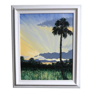"Easter Morning" - Mark Stanford (American B. 1959 - ) - Signed Original Palette Knife Oil Painting - For Sale