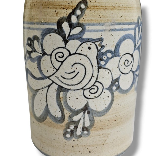 Petteford Canisters W/ Lid Birds Design Set of 4 For Sale - Image 10 of 13