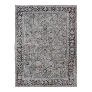 Antique Persian Sultanabad Rug With Classic Allover Pattern 8'0 X 10'10 For Sale