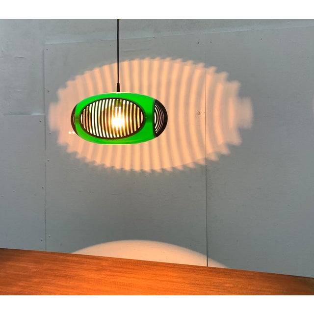 Space Age UFO Pendant Lamp attributed to Luigi Colani, 1970s For Sale - Image 17 of 18