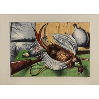 Gregorio Sciltian, After the Hunt, 1968, Lithograph For Sale
