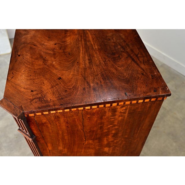 Dutch 19th Century Seven-Drawer Mahogany Chest For Sale - Image 13 of 15