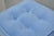 Antique Victorian Walnut Cabriole Leg Blue Tufted Footstool Ottoman Stool For Sale In Philadelphia - Image 6 of 15