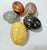 1960s Polished Multicolor Solid Stone Decorative Eggs – Set of 5 For Sale In Louisville - Image 6 of 9